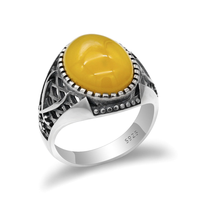 LMS Onyx Stone Craft Ring