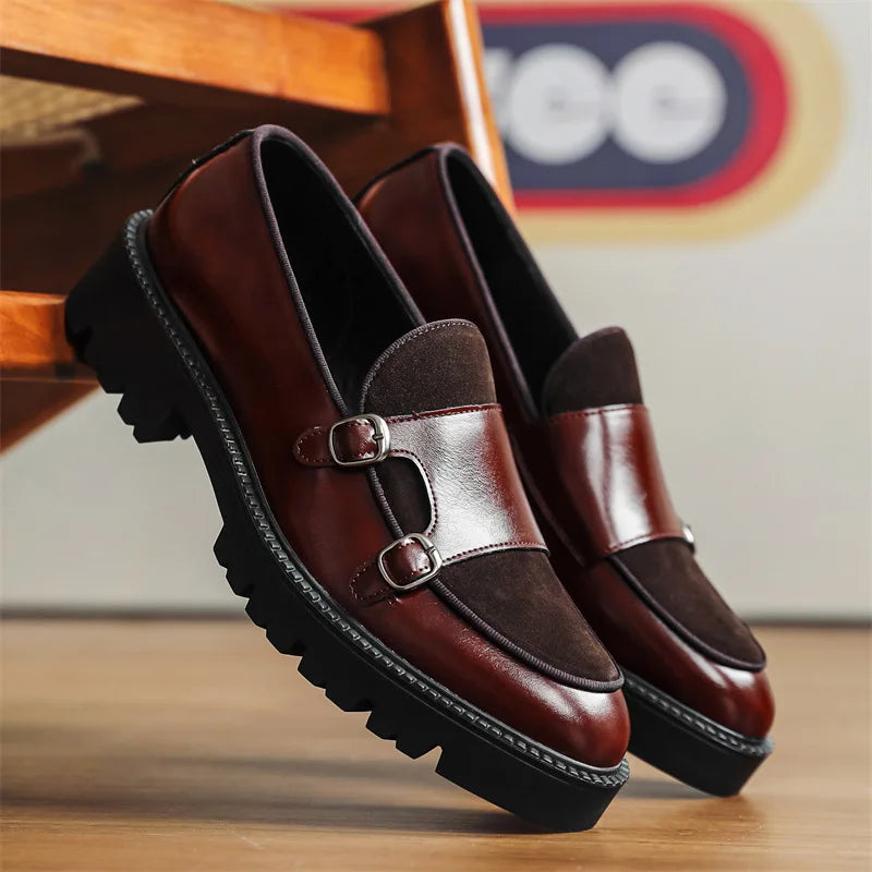 Oxford Classic Buckle Shoes