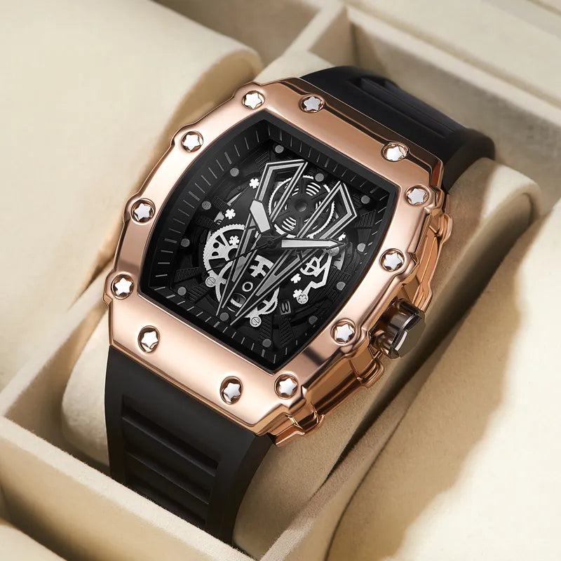 Barrel Quartz Wristwatch