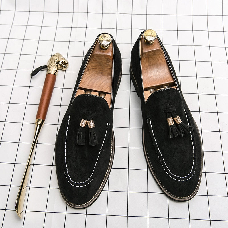 Green Oxford Brogue Shoes