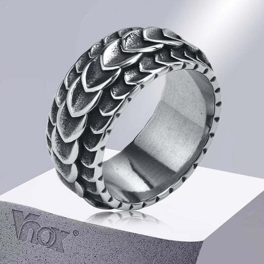 Feather Carved Rings