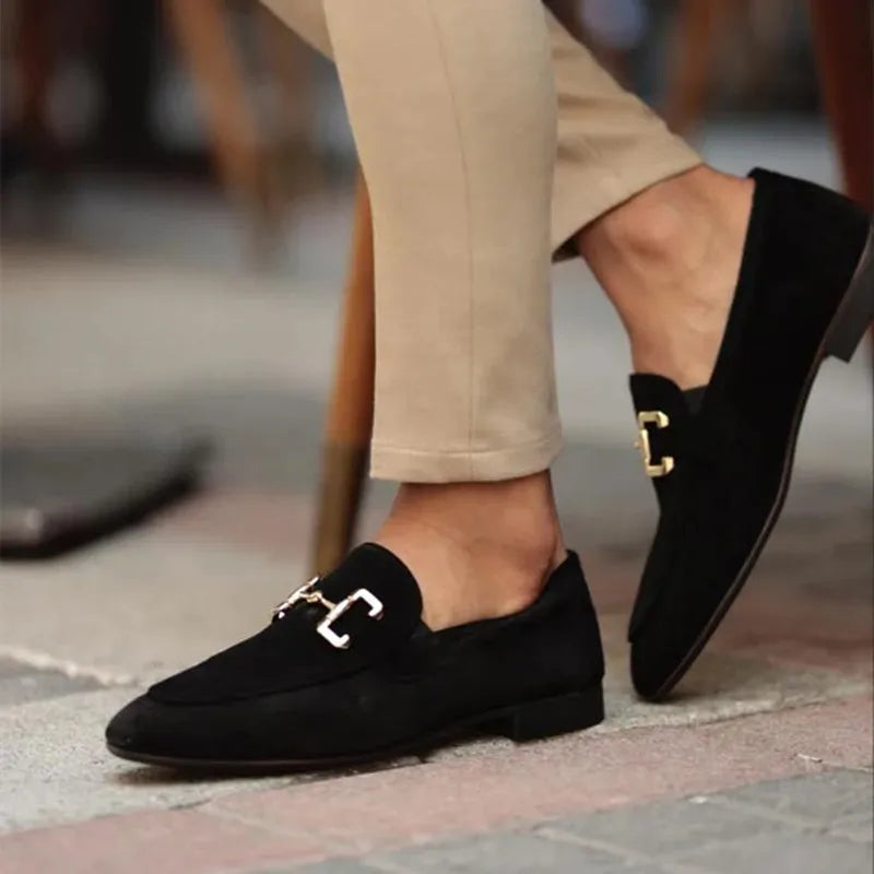 LMS Suede Loafer Shoes