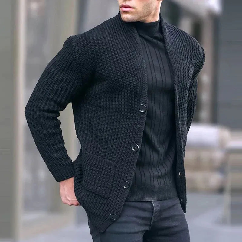 Casual Slim Stand Collar Sweater