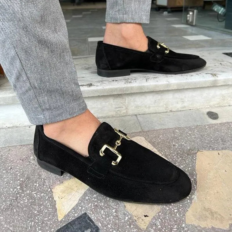 LMS Suede Loafer Shoes