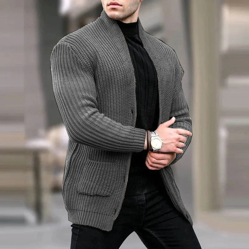 Casual Slim Stand Collar Sweater
