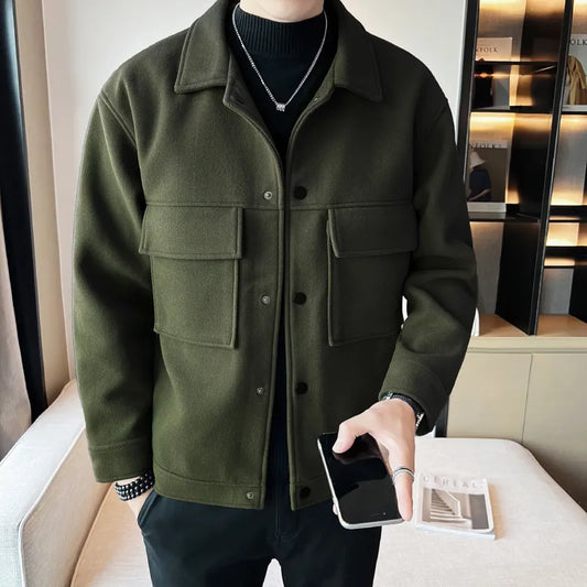 LMS Woolen Casual Coats