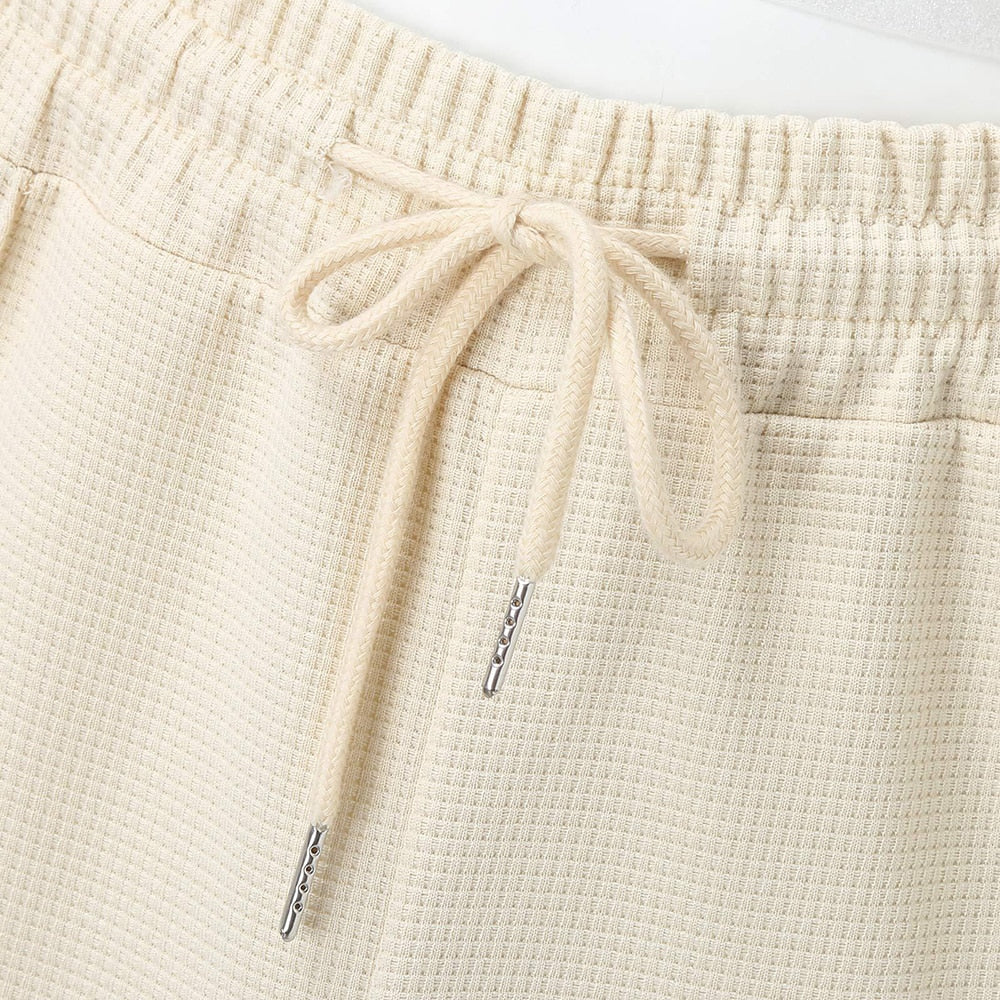 Street Plaid Straight Pencil Pants