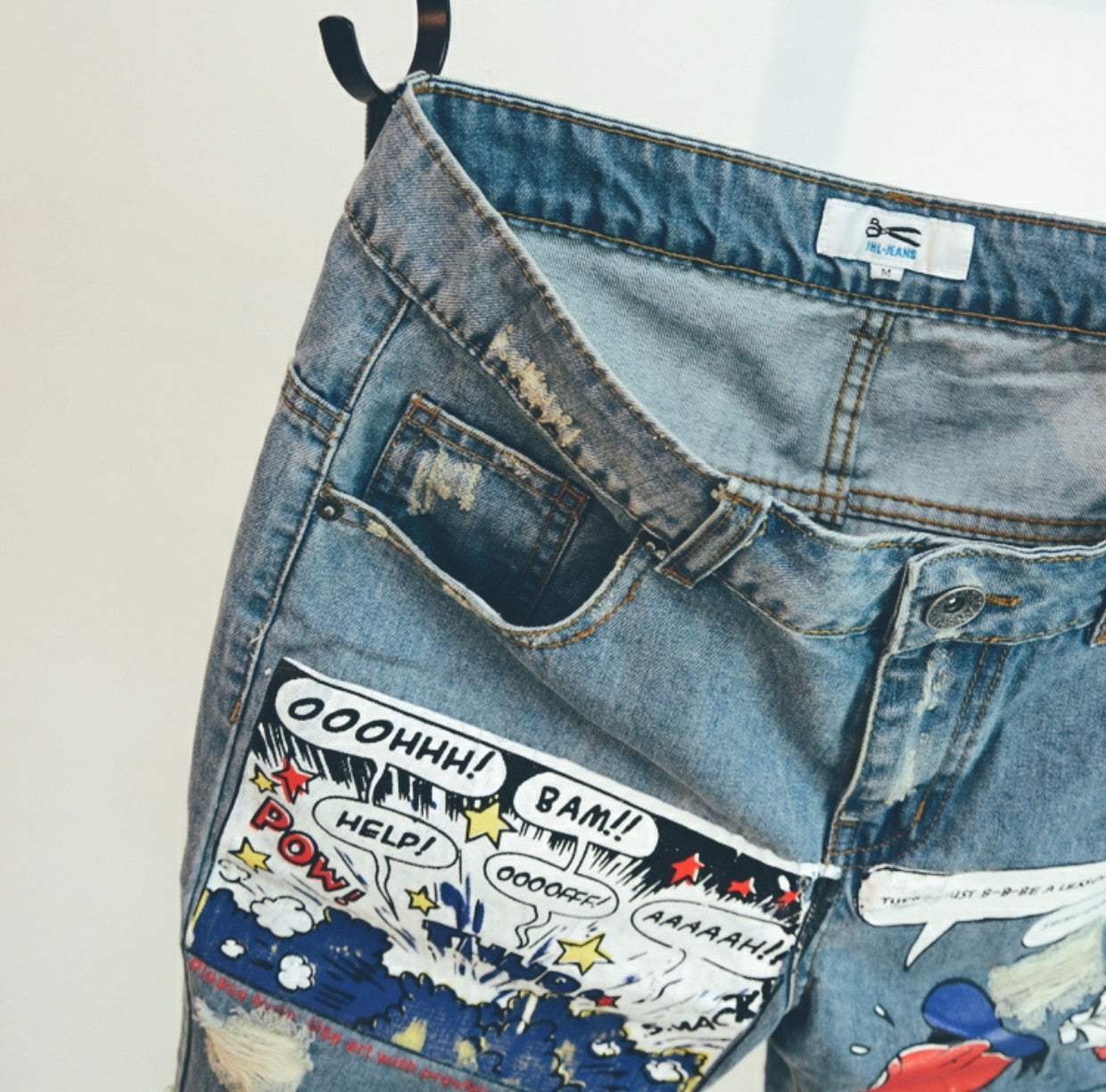 LMS Stonewashed Short Jeans