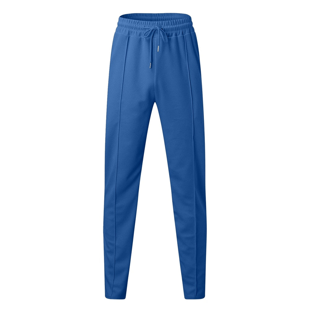 Street Plaid Straight Pencil Pants