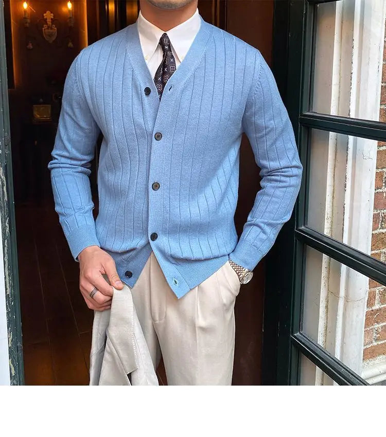 LMS V-Neck Casual Sweaters
