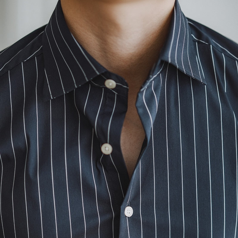 Italian Splayed Collar Shirt