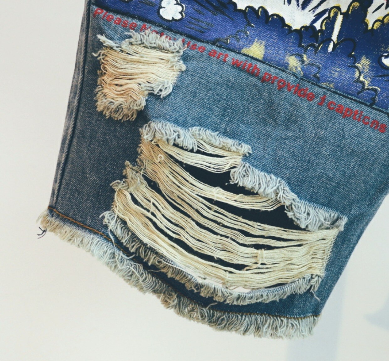 LMS Stonewashed Short Jeans