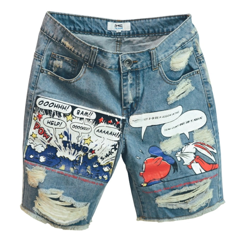 LMS Stonewashed Short Jeans