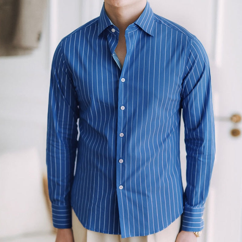 Italian Splayed Collar Shirt