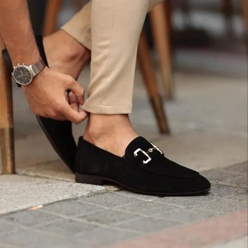 LMS Suede Loafer Shoes