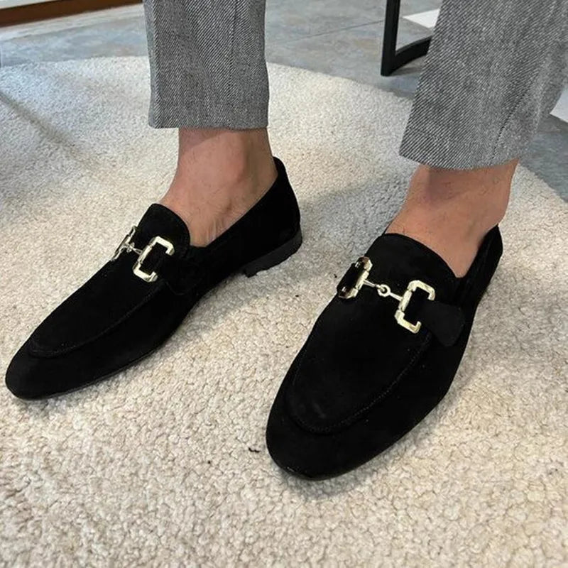 LMS Suede Loafer Shoes