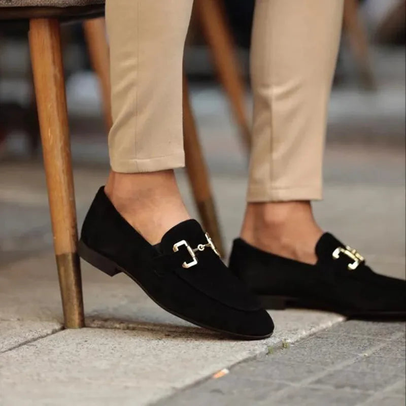 LMS Suede Loafer Shoes