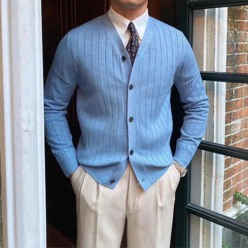 LMS V-Neck Casual Sweaters