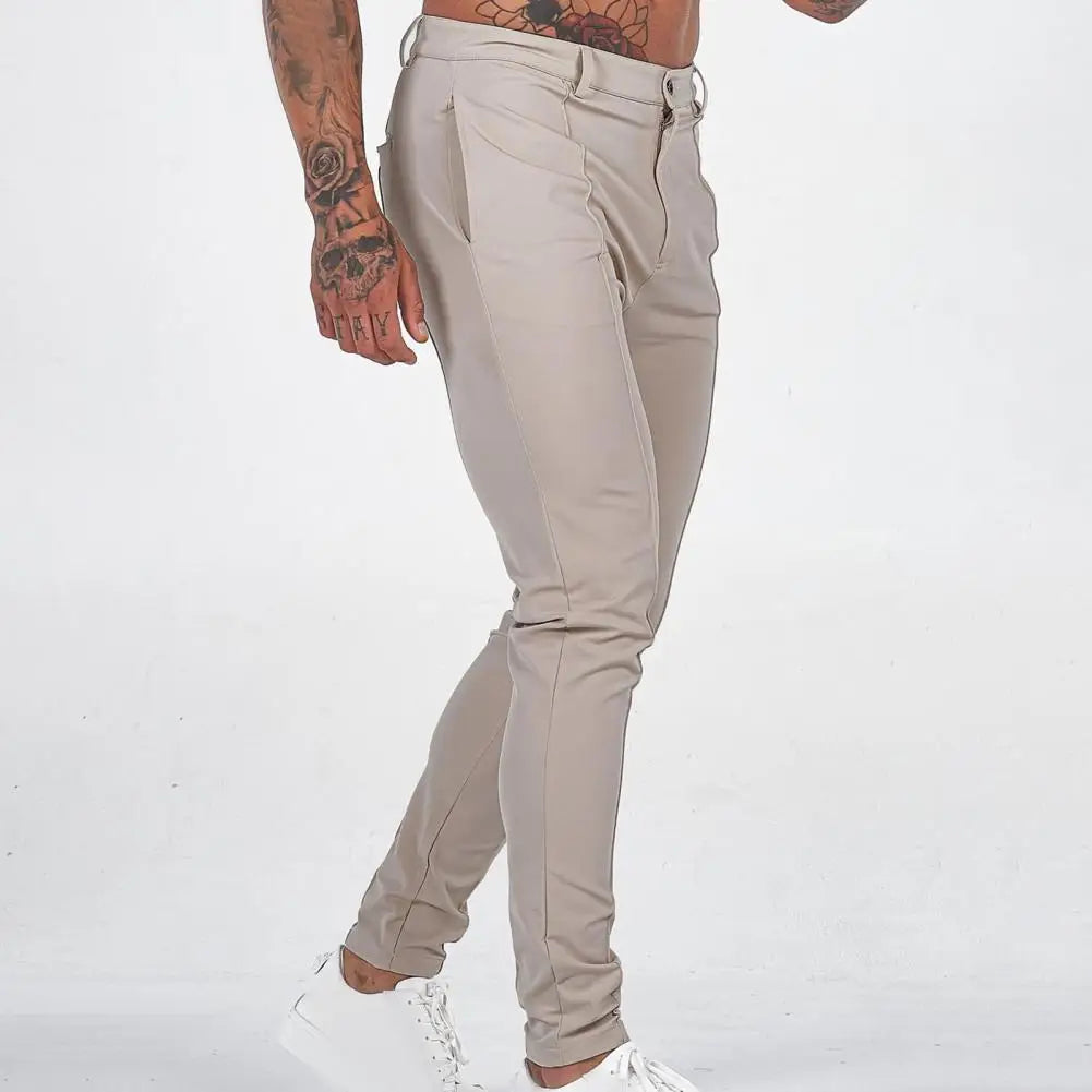 Adjustable Waist Slim Pant