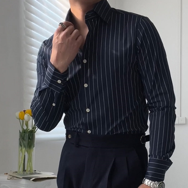 Classic Stripe Casual Shirt
