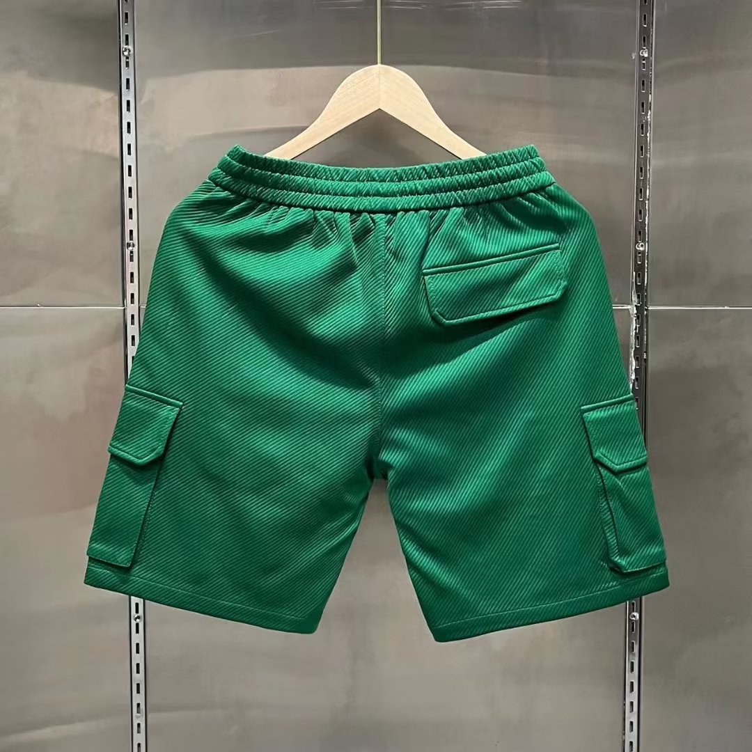 Green Twill Shorts