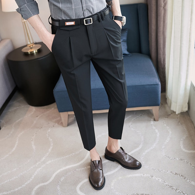 Fashion Skinny Suit Pants