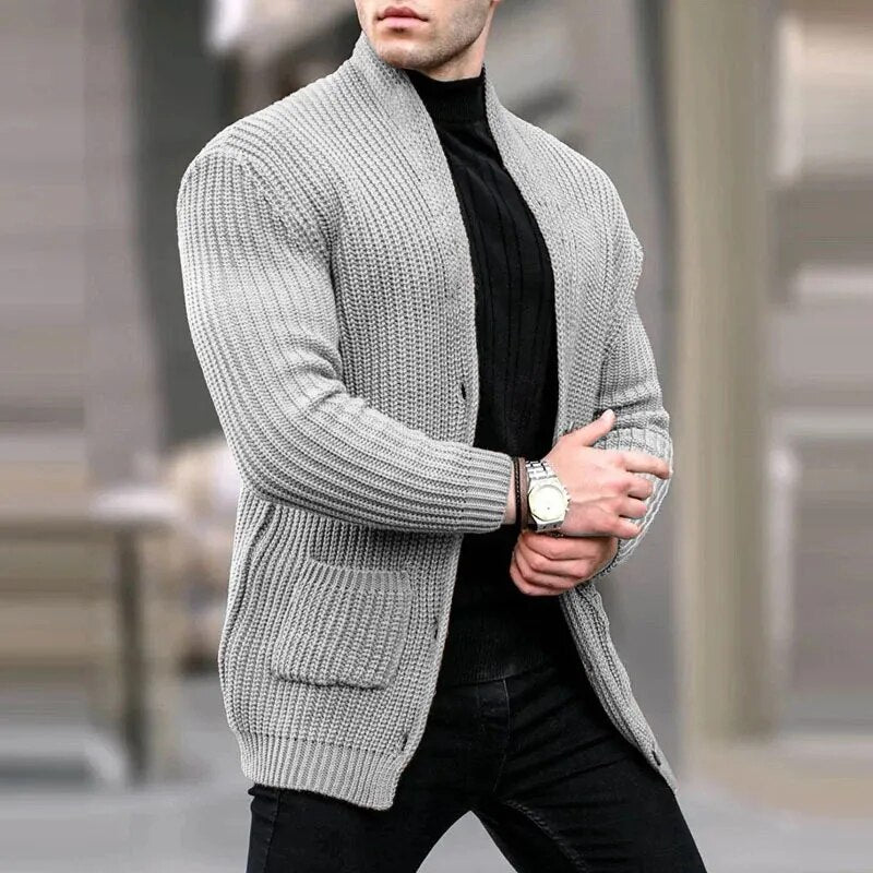 Casual Slim Stand Collar Sweater