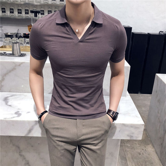 British Solid Short Sleeve Polo Shirt