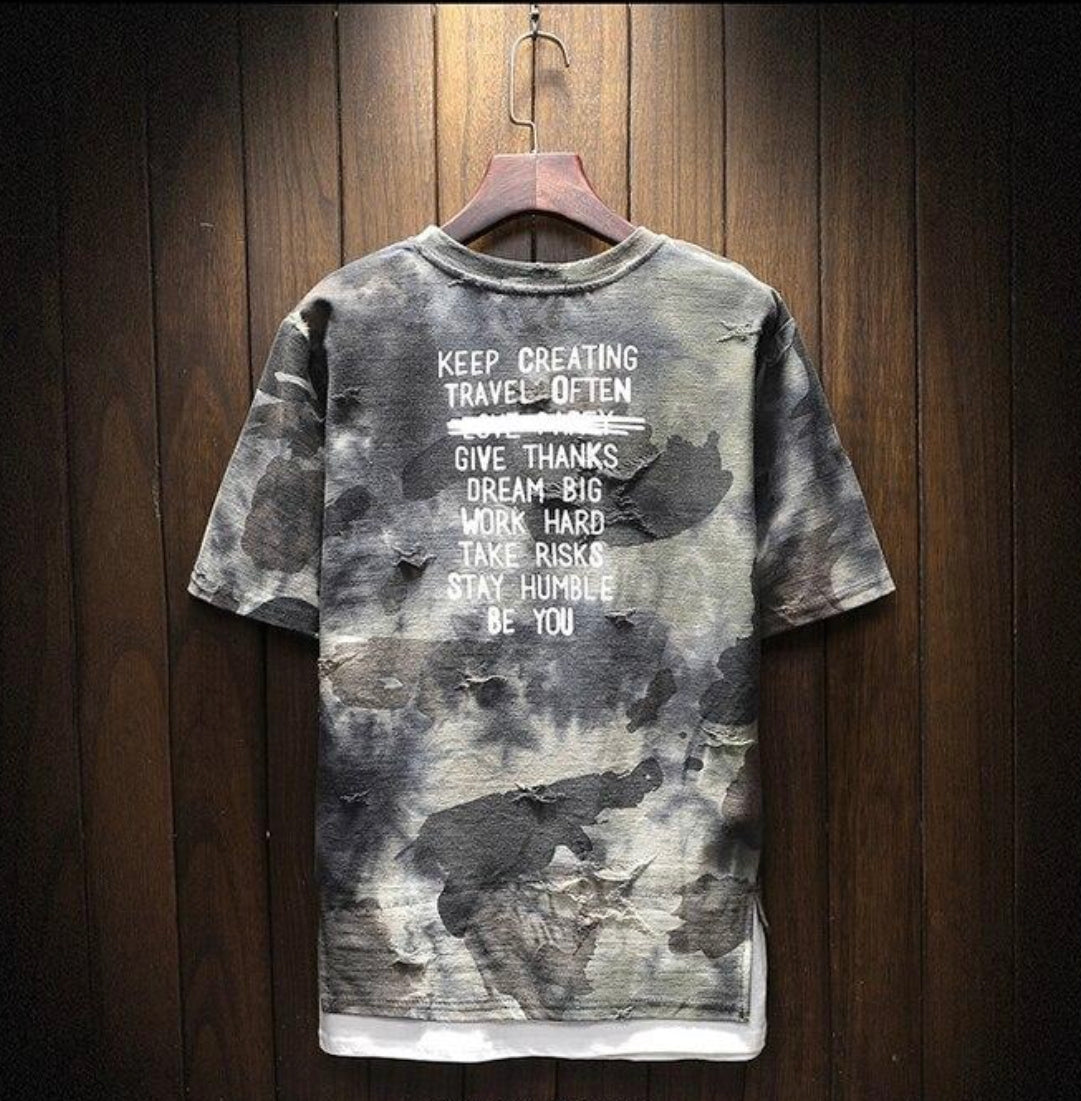 Camo Patchwork T-Shirt