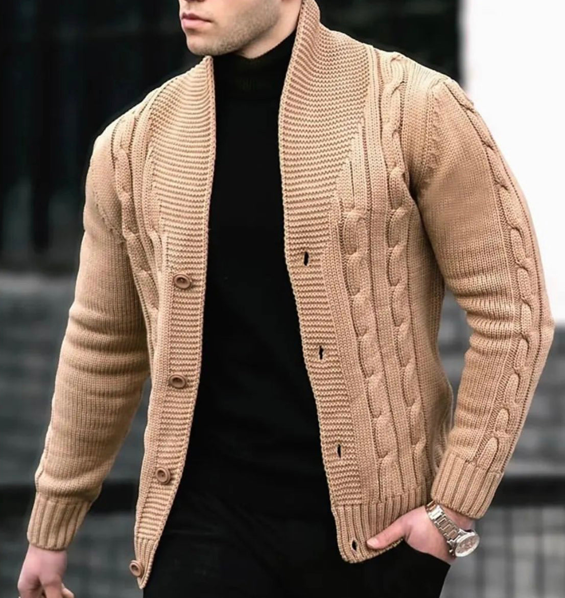 LMS Single-breasted Cardigan