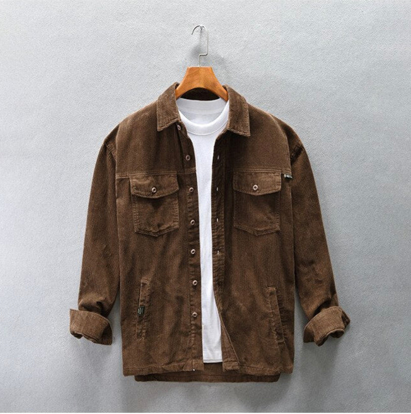 LMS Corduroy Vintage Denim Jacket