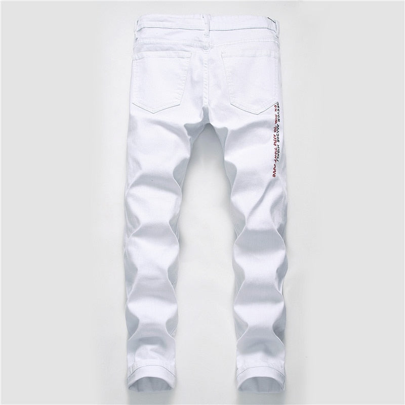 LMS Street Ripped Printed Skinny Jeans