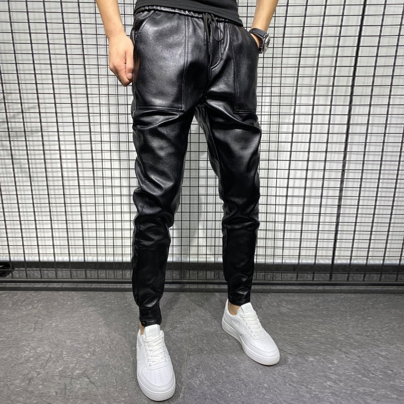 LMS PU Leather Pants