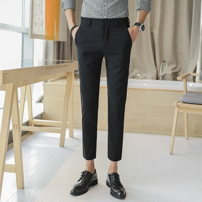 LMS Ankle Length Suit Pants