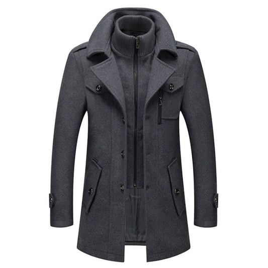 LMS Wool Blends Double Collar Coats
