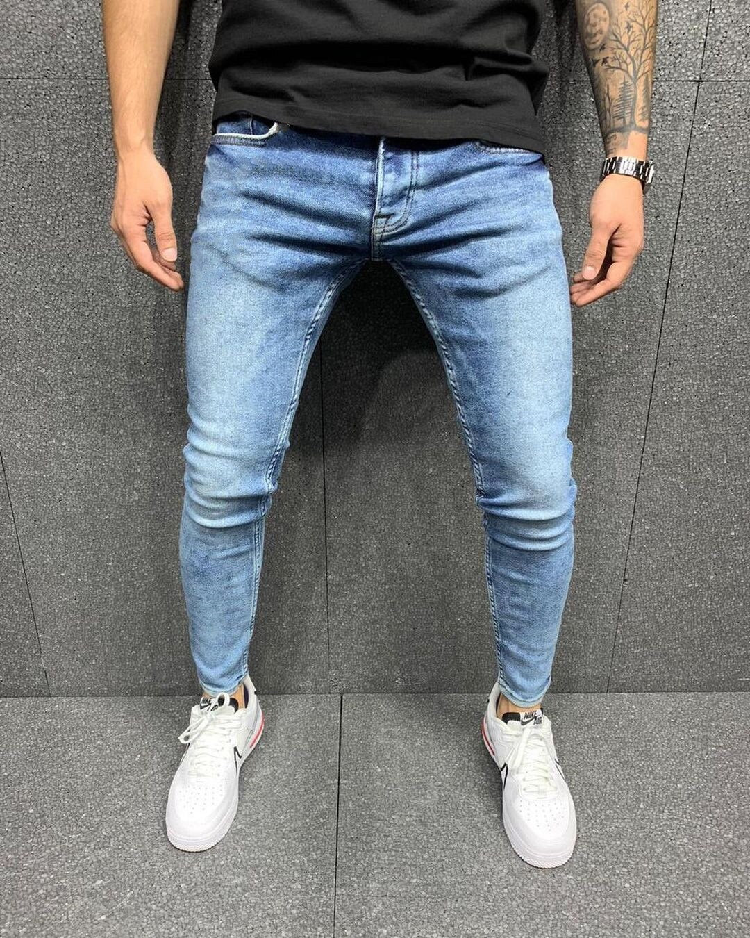 Boyfriend Skinny Denim Pants