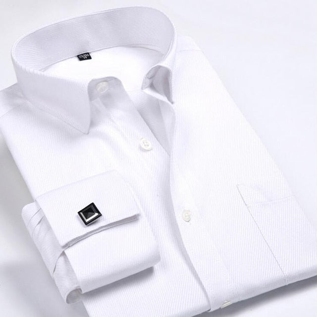 LMS French Cuffs Dress Shirt