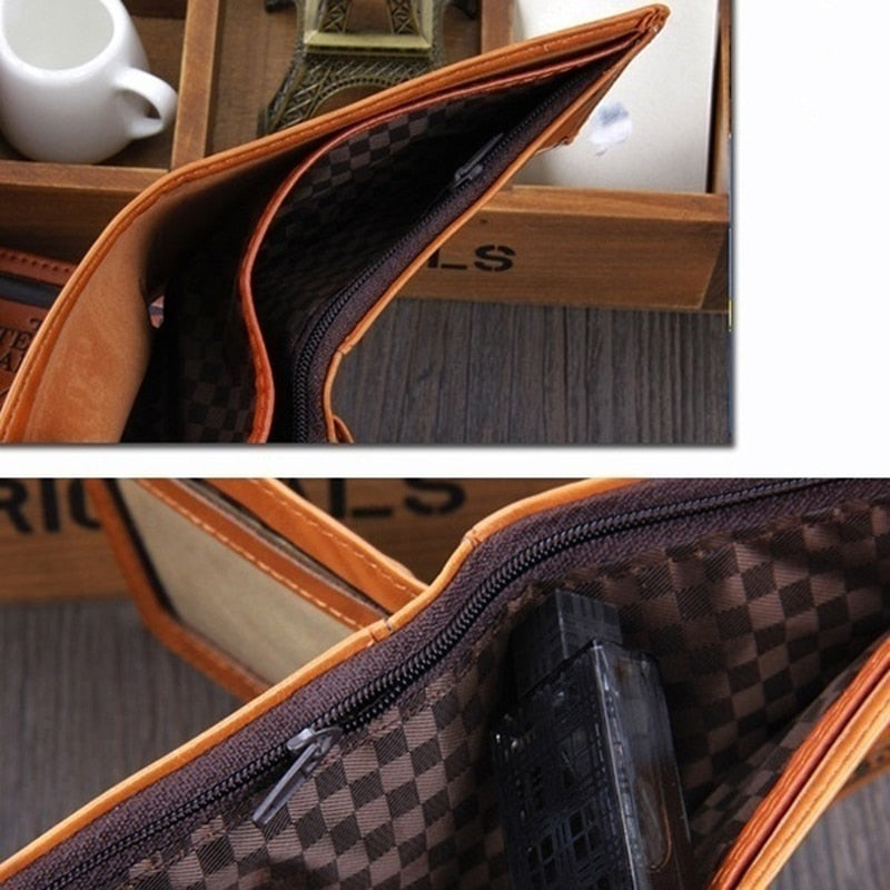 Slim Wallet for Men US $100 Dollar Bill Wallet PU Leather Billfold Card Holder Purse Pu Leather Card Holder Wallet
