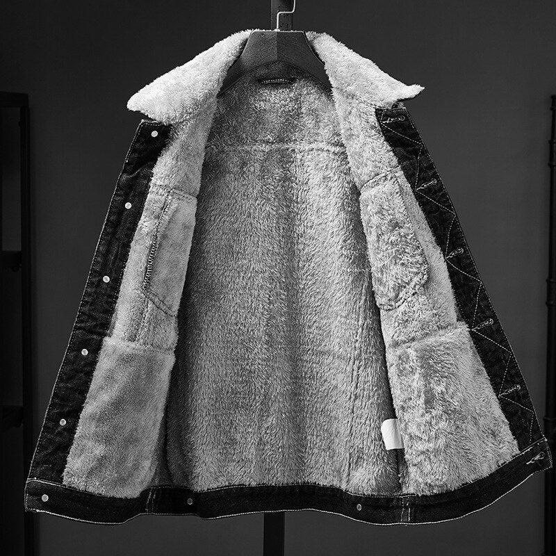 LMS Plush Denim Jacket