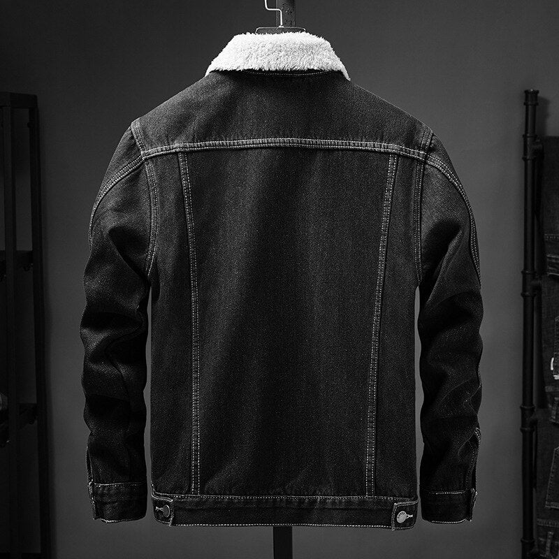 LMS Plush Denim Jacket