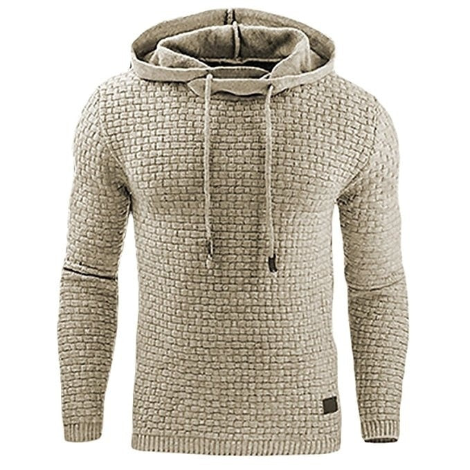 Plaid Hooded Sweatshirt