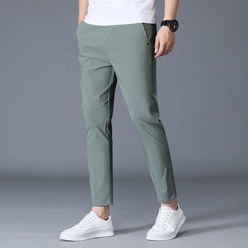 Ankle Length Casual Suit Pants