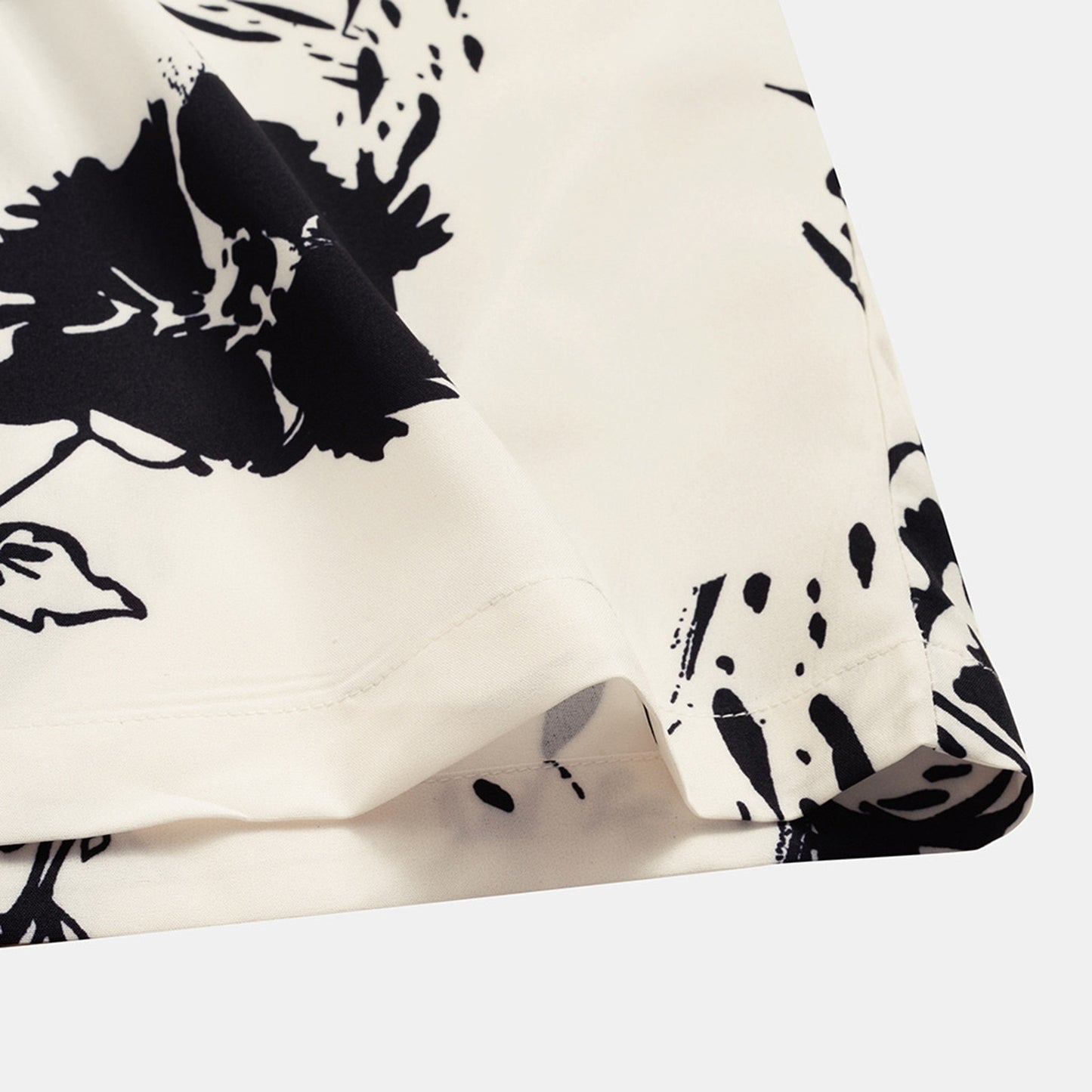 Floral Linen Print Blouse