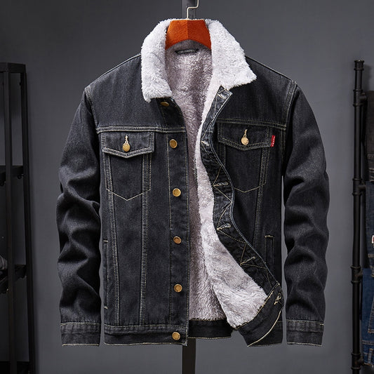 LMS Plush Denim Jacket