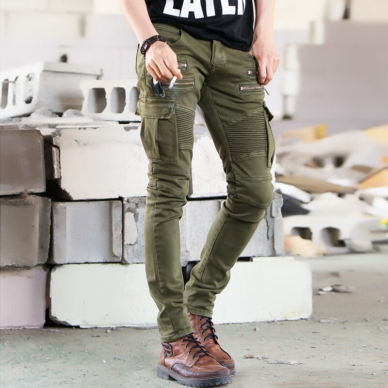 LMS Biker Skinny Cargo Pants
