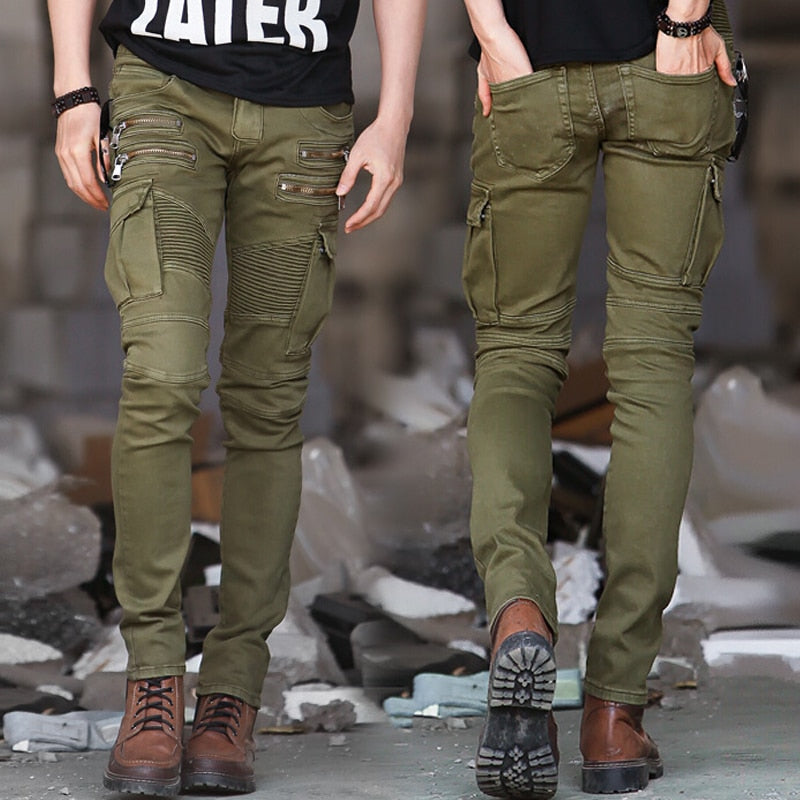 LMS Biker Skinny Cargo Pants