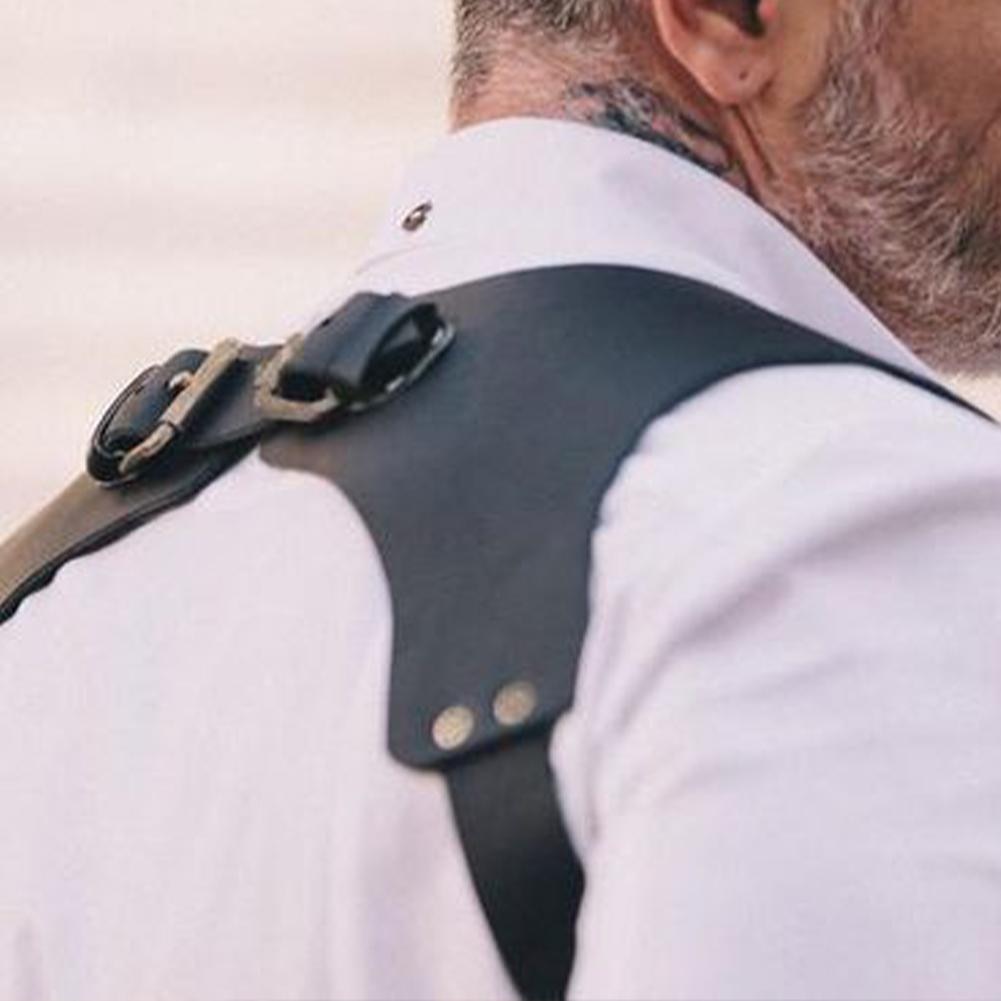 LMS Style Leather Straps Suspenders