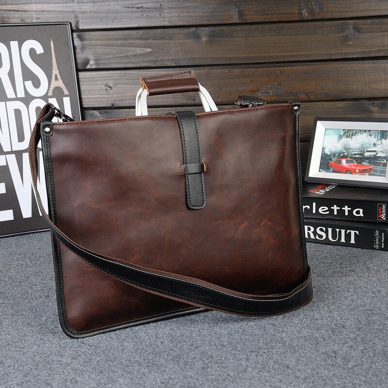 Vintage Messenger Leather Bag