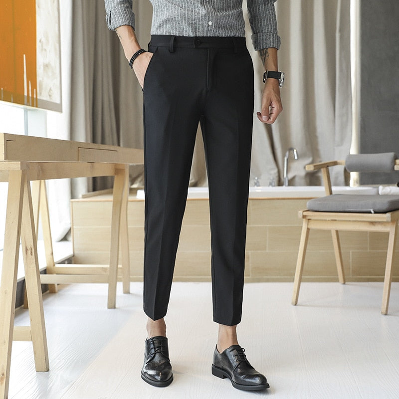 LMS Ankle Length Suit Pants