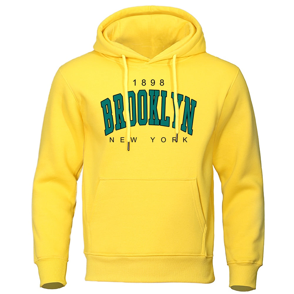 Brooklyn New York Printed Hoody